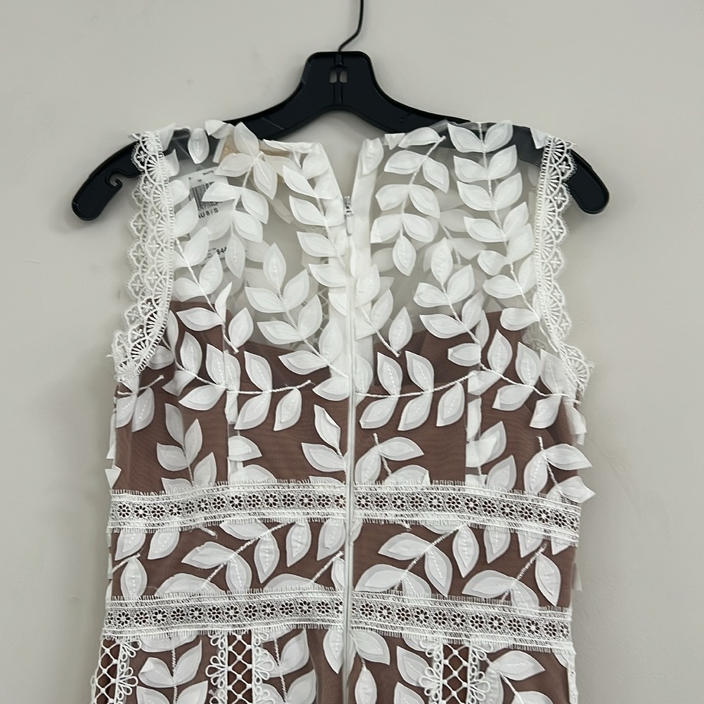 Bronx and Banco White Lace Midi Dress - Picture 9 of 13